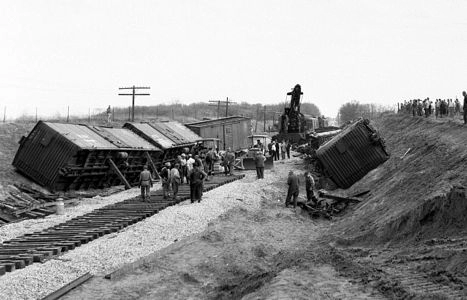 NYC train wreck at Haires MI